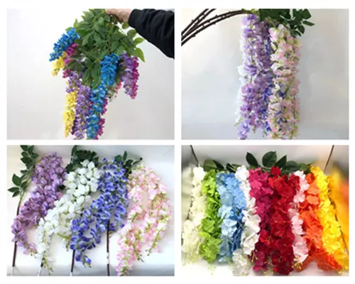 Hacks wisteria artificiale: come gli organizzatori di eventi li usano per splendidi fondali
