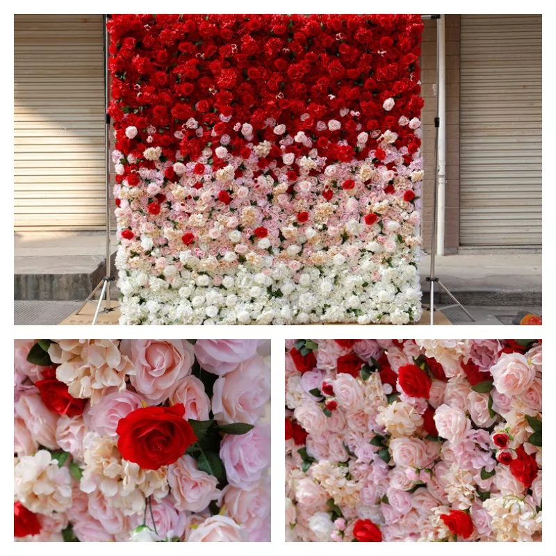 Pareti di fiori 3d