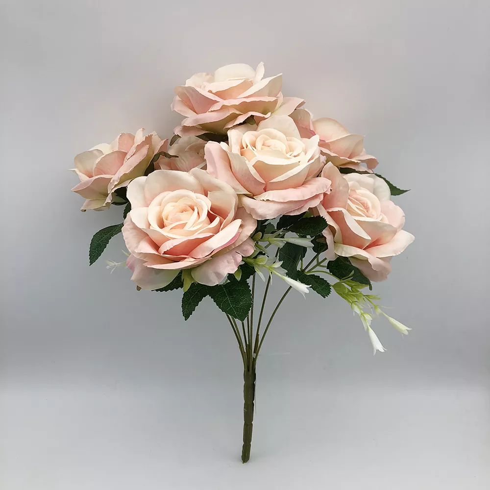 Bouquet rosa di fiori artificiale