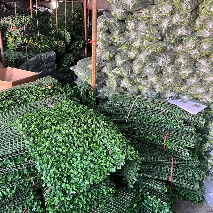 Pannelli a parete di vegetazione artificiale