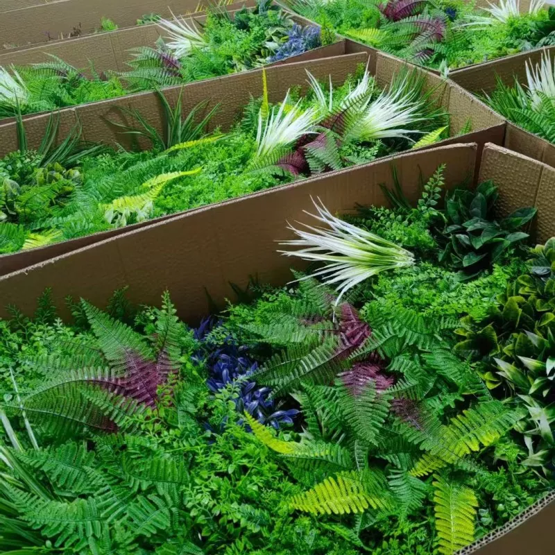 Parete vegetazione finta