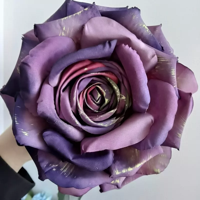 artificial white rose for wedding bouquet display