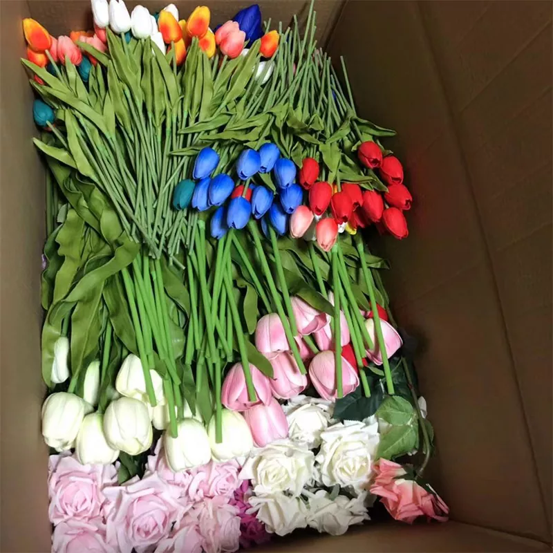 Mini Pu Fish Tulip Flowers