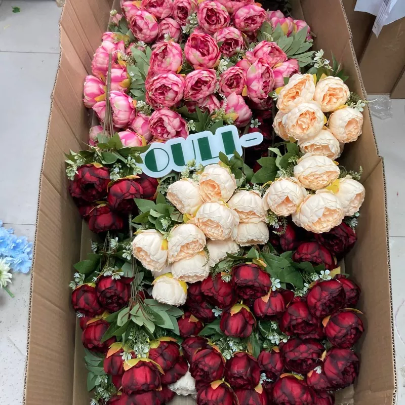 Fiori artificiali di peonia