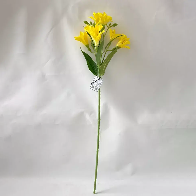 Fiore di giglio artificiale di seta