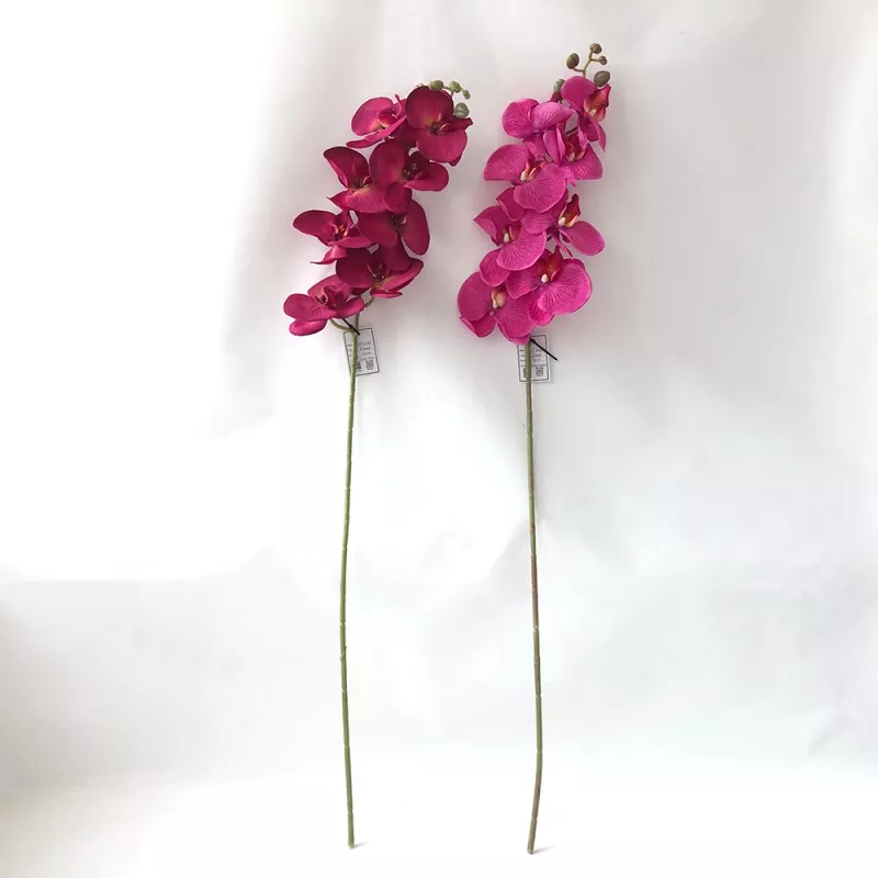 Fiori di orchidea artificiale di seta