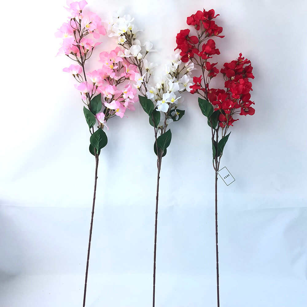 Spray floreale di seta bougainvillea