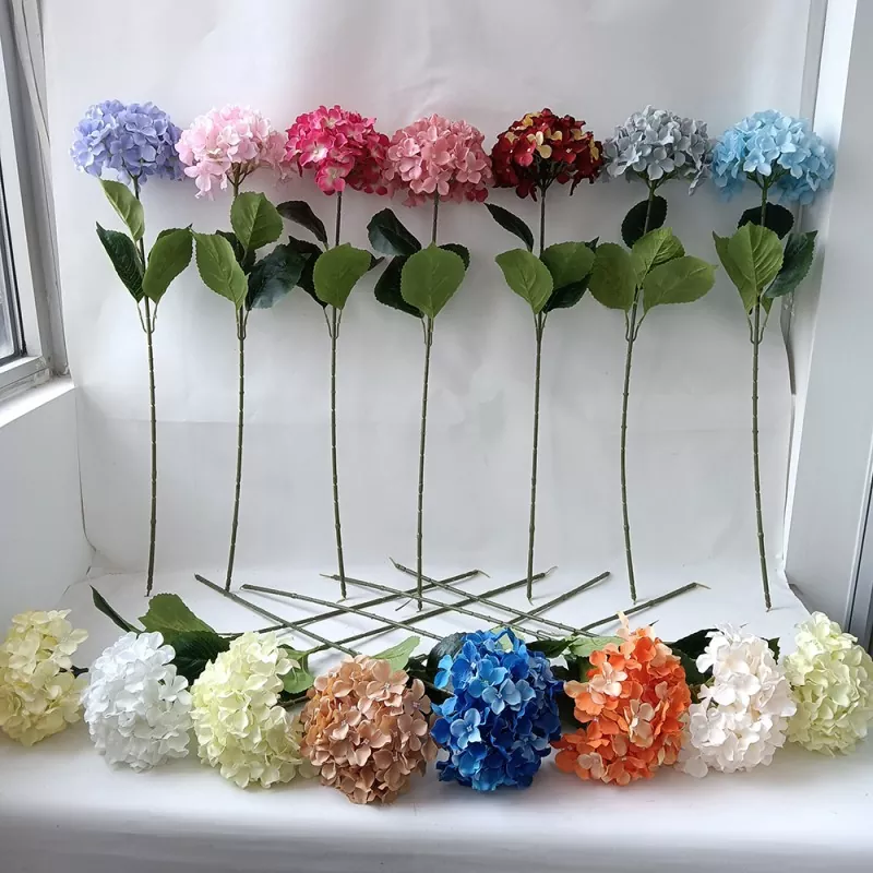 Silk finti fiori di ortensia