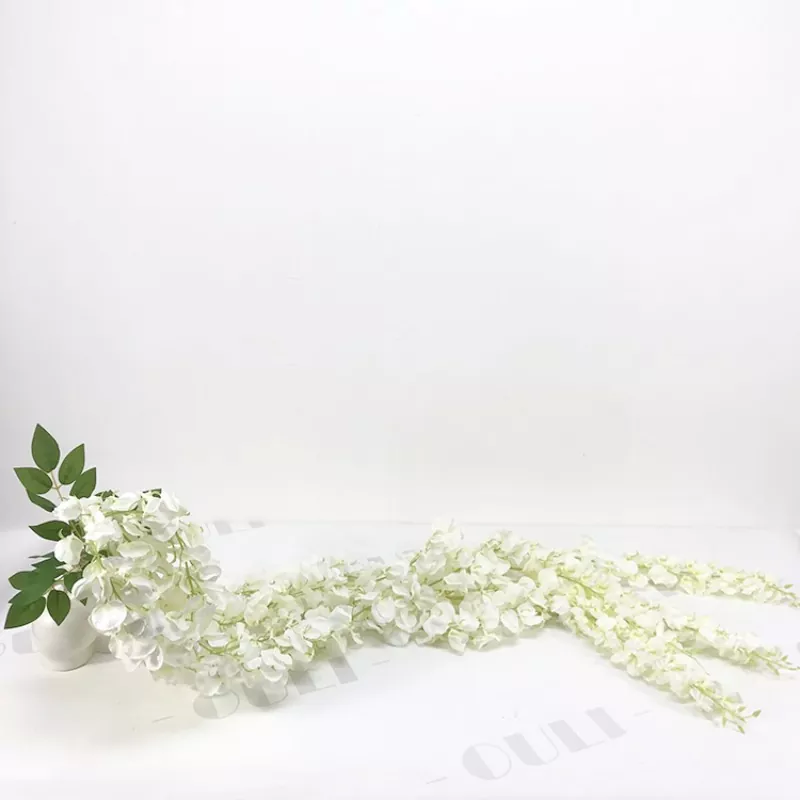 Fiori di gliscia finta bianca