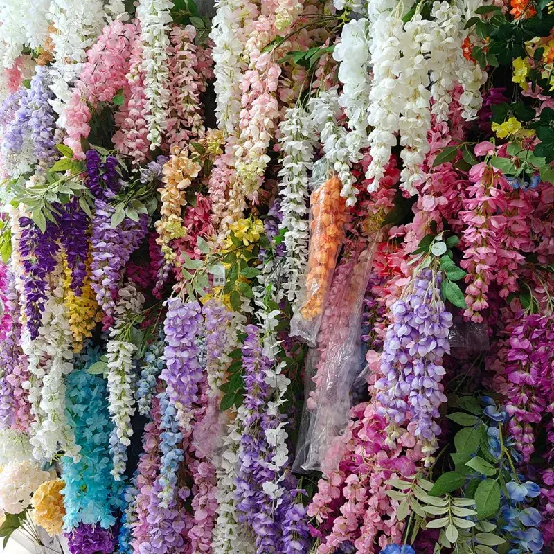 Fiori artificiali di glicine